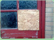 boarded up Launceston